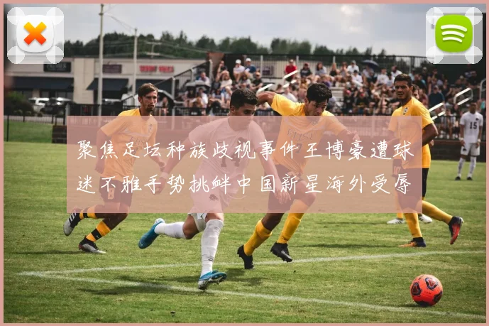 聚焦足坛种族歧视事件王博豪遭球迷不雅手势挑衅中国新星海外受辱